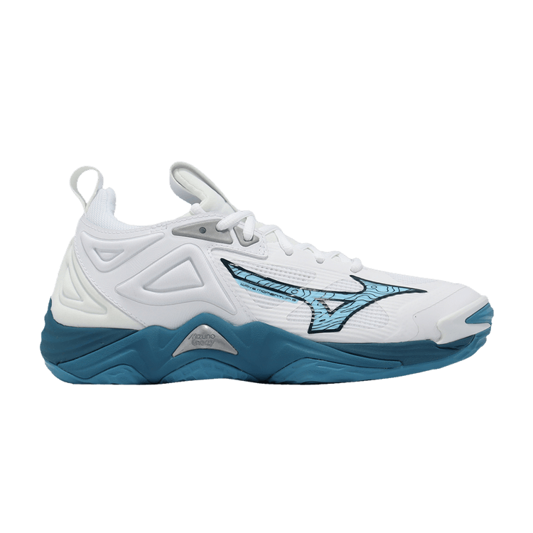Mizuno Wave Momentum 3 'White Sailor Blue' — White/Sailor Blue/Silver