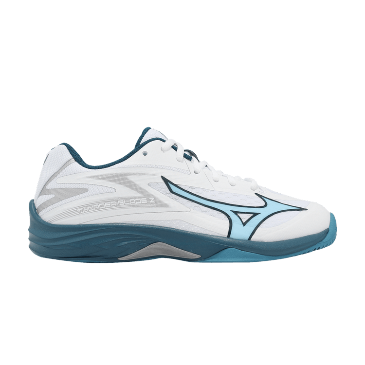 Mizuno Thunder Blade Z 'White Blue Petrol' — White/Blue Petrol
