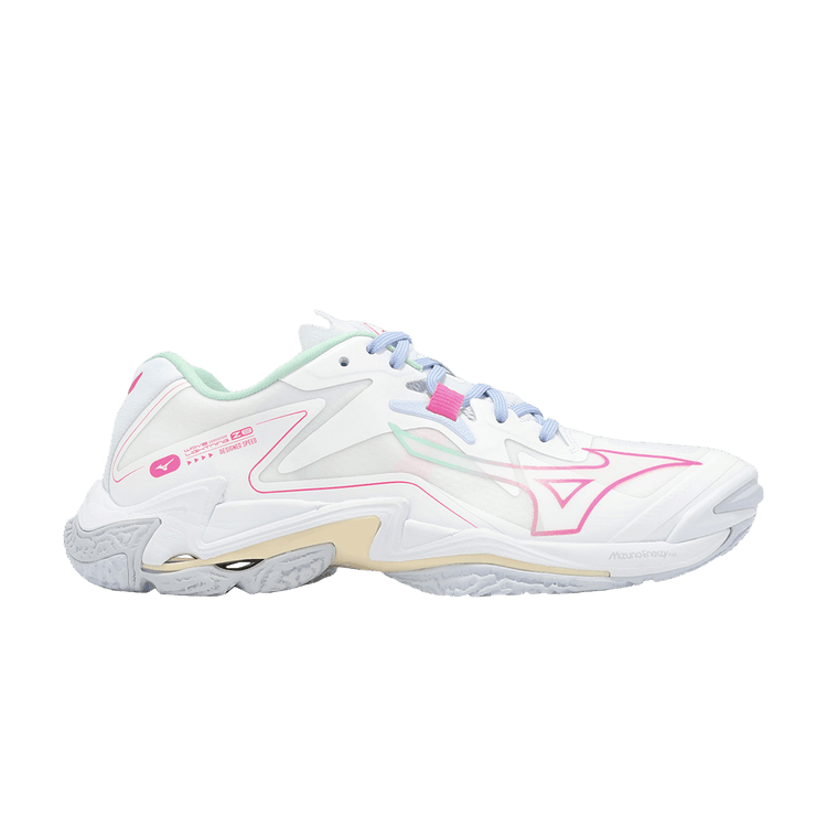 Mizuno Wave Lightning Z8 'White Pink' — White