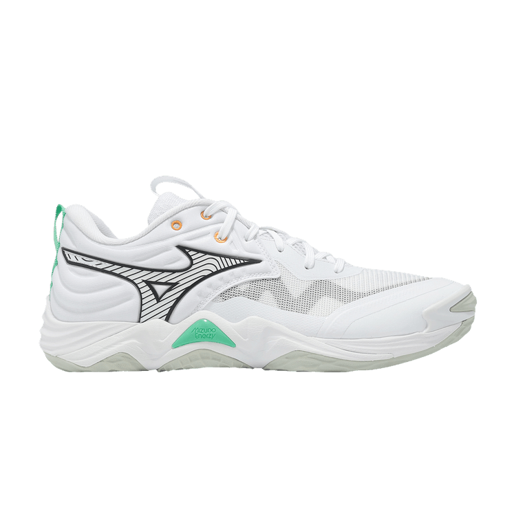 Mizuno Wave Momentum Elite 'White Black Frozen Emerald' — White/Black/Frozen Emerald