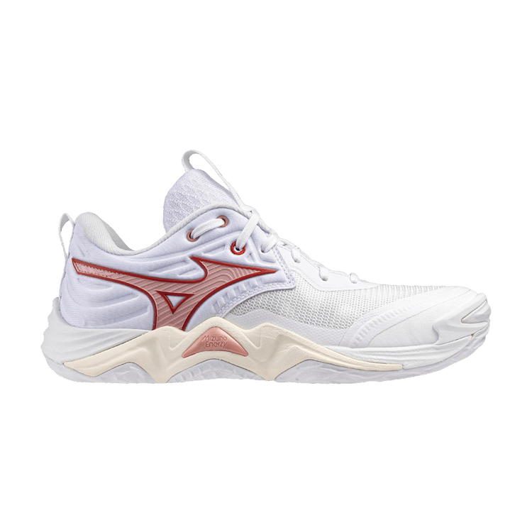 Mizuno Wmns Wave Momentum Elite 'White Red' — White/Red