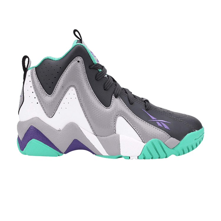 Reebok Kamikaze 2 GS 'White Gravel' — White/Gravel/Purple/Teal
