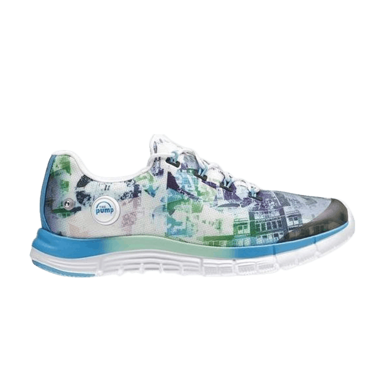 Reebok Wmns ZPump Fusion 'Urban Graphic' — Blue/White/Mint