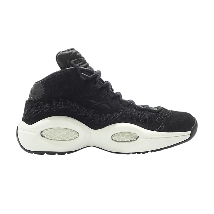 Hall of Fame x Reebok Question Mid 'Black Braid' — Black/White