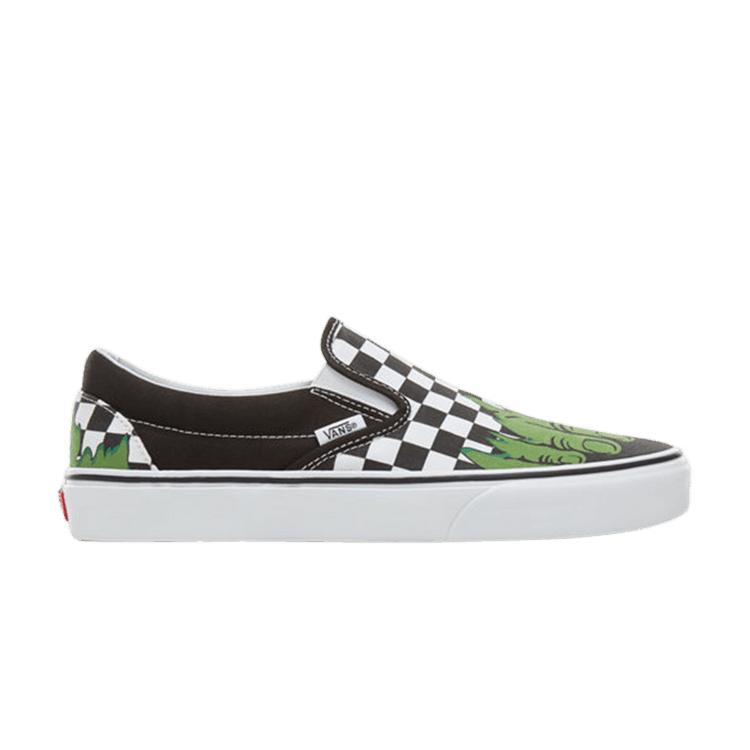 Vans Marvel x Slip-On Kids 'Hulk' — Hulk Checkerboard