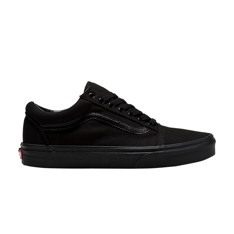 Vans Old Skool Wide 'Canvas - Triple Black' — Black/Black