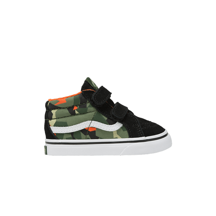Vans Sk8-Mid Reissue V Toddler 'Geo Camo Black' — Geo Camo Black/Multi
