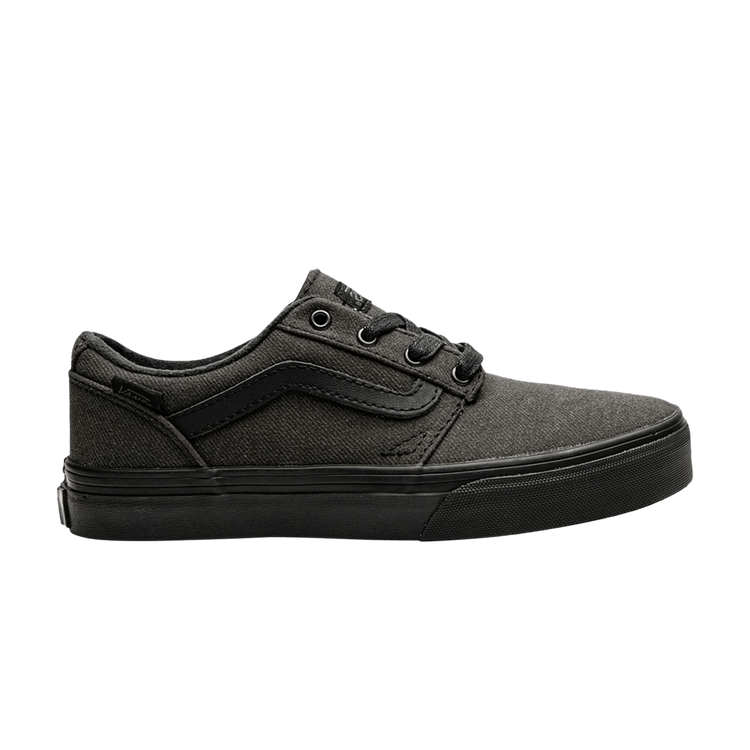Vans Chapman Stripe Kids 'Triple Black' — Black/Black