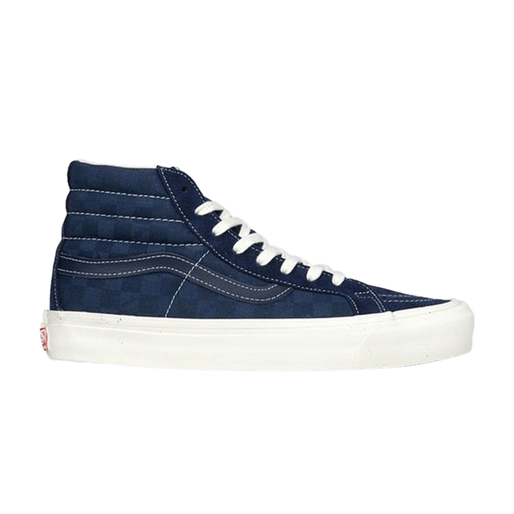 Vans Sk8-Hi LX 'Tonal Checkerboard' — Dress Blue/Majolica Blue