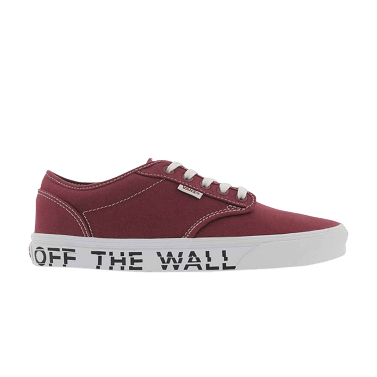 Vans Atwood Kids 'Printed Fox - Oxblood' — Oxblood/True White