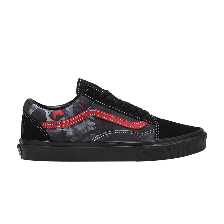 Vans Old Skool 'Midnight Shift Black Skull' — Midnight Shift/Black/Black