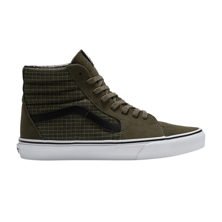 Vans Sk8-Hi 'Ripstop Canvas - Grape Leaf' — Grape Leaf/True White