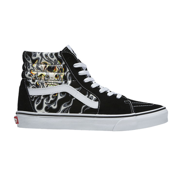 Vans Sk8-Hi 'Flame Skull' — Flame Skull Black/True White