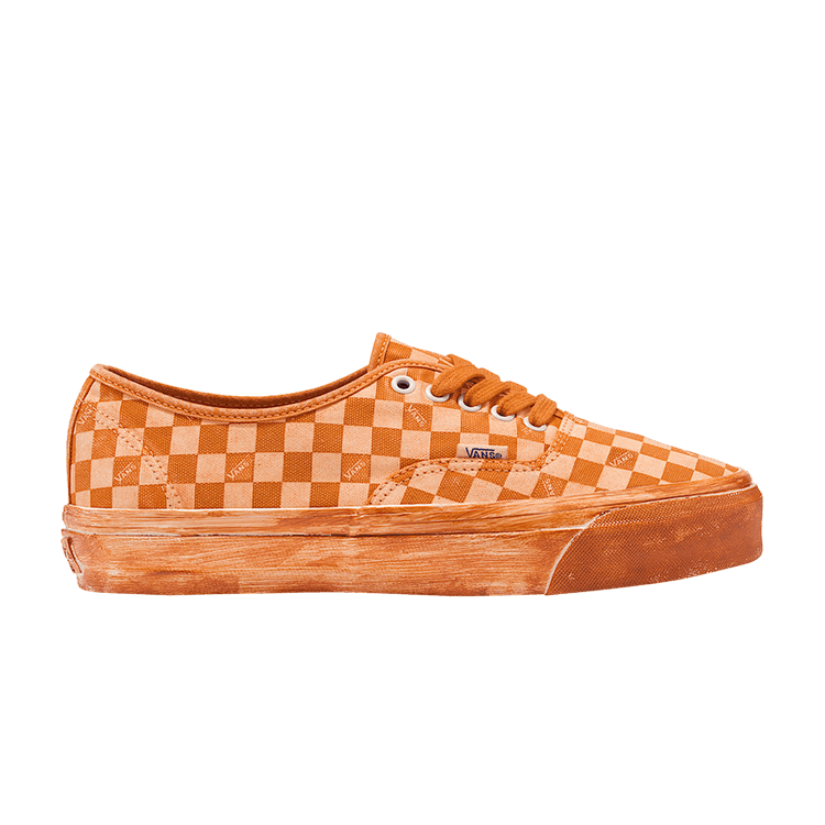 Vans Premium Authentic 44 'Dip Dye Checkerboard - Marmalade Orange' — Marmalade Orange