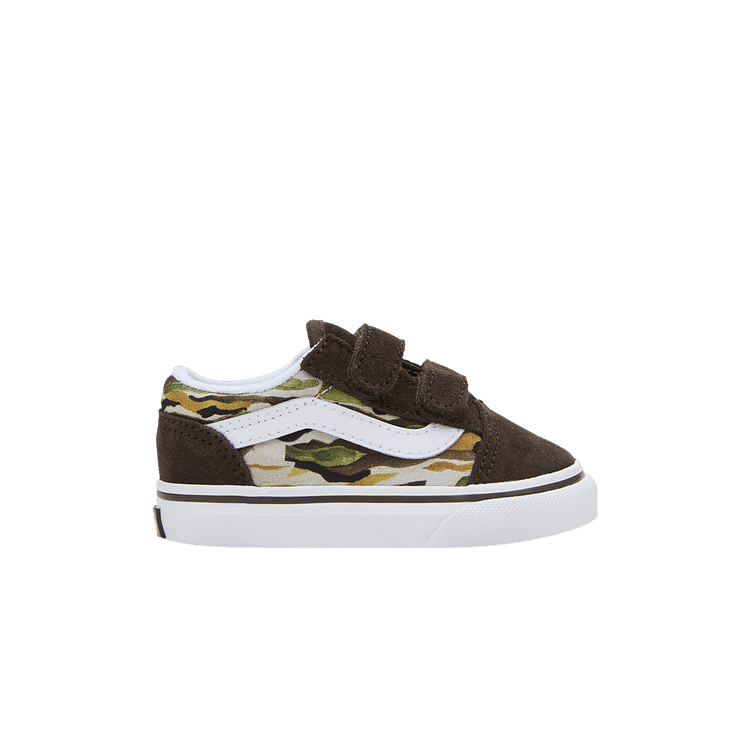 Vans Old Skool V Toddler 'Painted Camo Brown' — Painted Camo/Brown/Multi