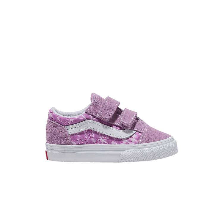 Vans Old Skool V Toddler 'Lavender Purple Bear' — Lavender Purple