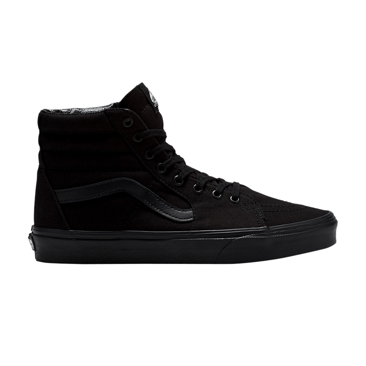 Vans Sk8-Hi Wide 'Canvas - Triple Black' — Black/Black