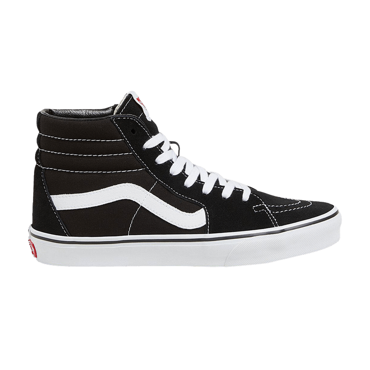 Vans Sk8-Hi Wide 'Black White' — Black/Black/White