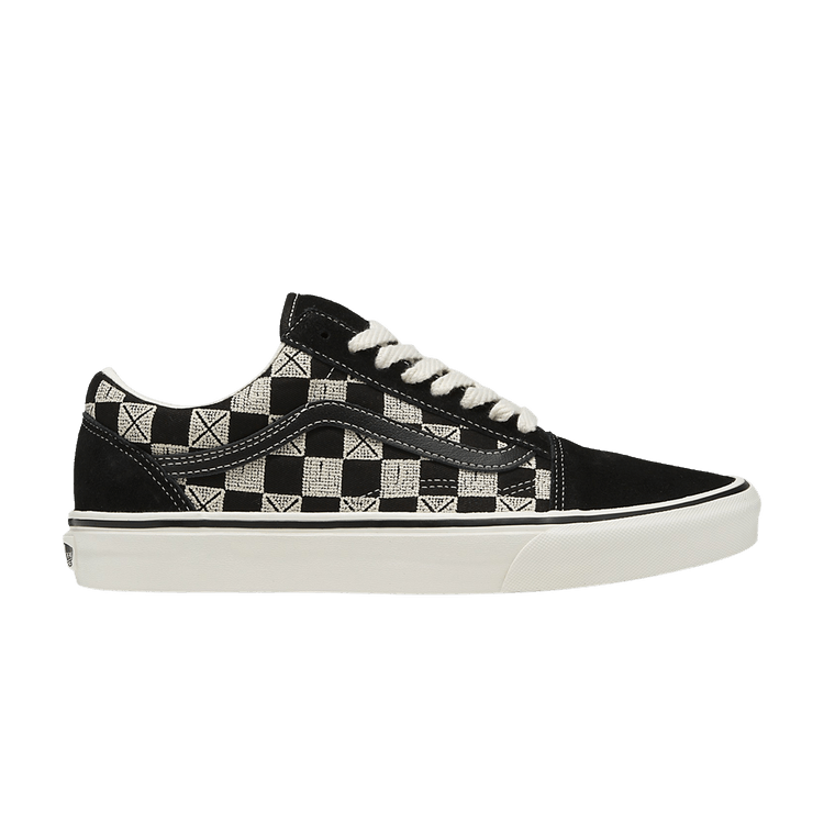 Vans Old Skool 'Stitch Checkerboard' — Black