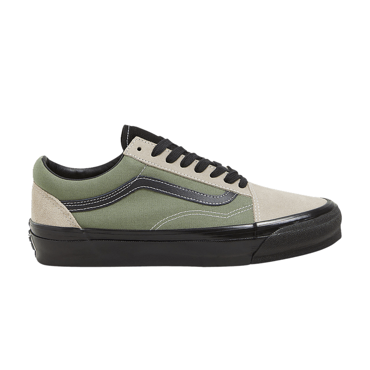 Vans Premium Old Skool 36 'Aluminum Grey Olive Green' — Aluminum Grey/Olive Green