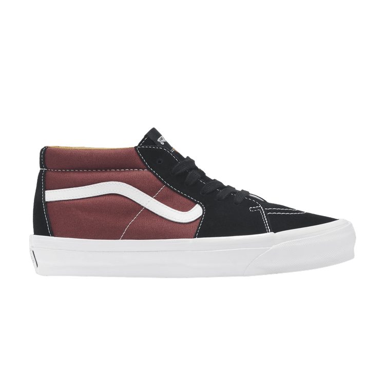Vans Premium Sk8-Mid 83 'Black Russet Maroon' — Black/Russet Maroon