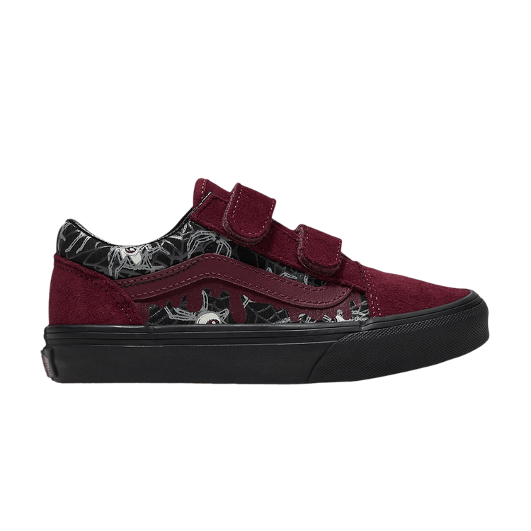 Vans Old Skool V Kids 'In The Shadows' — Black/Multicolor