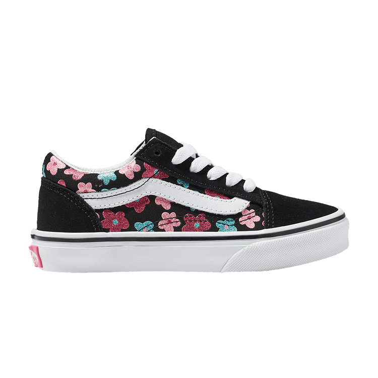 Vans Old Skool Kids 'Glitter - Flower Power' — Flower Power Multi/True White