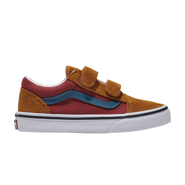 Vans Old Skool V Kids 'Brown Red' — Multi-Color