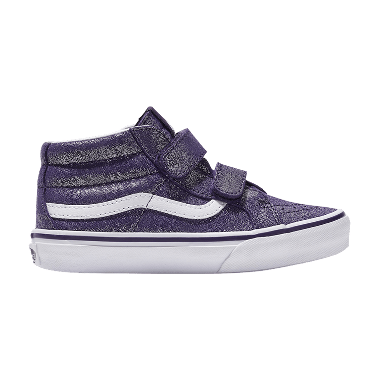 Vans Sk8-Mid Reissue V Kids 'Tinsel Suede Purple' — Tinsel Suede Purple/True White
