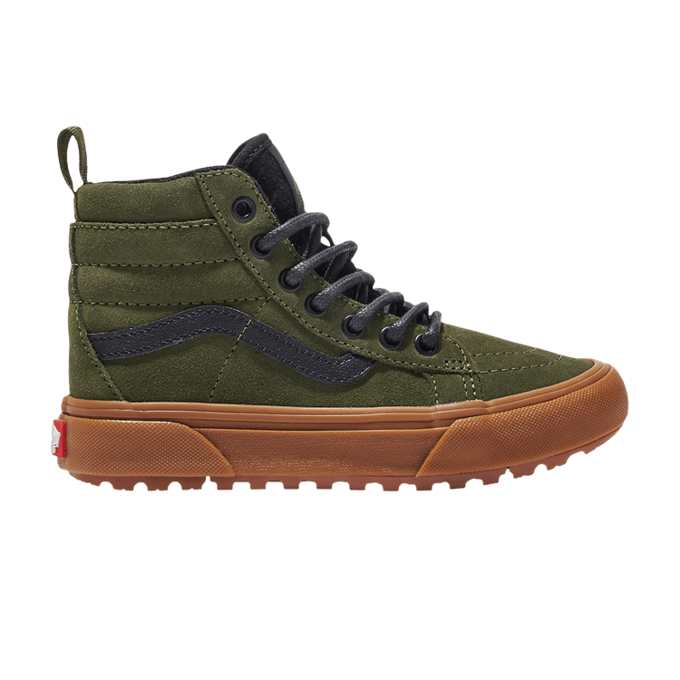 Vans Sk8-Hi MTE Kids 'Insulated - Grape Leaf Green' — Grape Leaf Green/Gum Brown