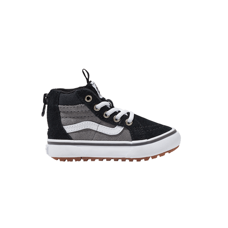Vans Sk8-Hi Zip MTE Toddler 'Insulated - Black Grey' — Black/Grey