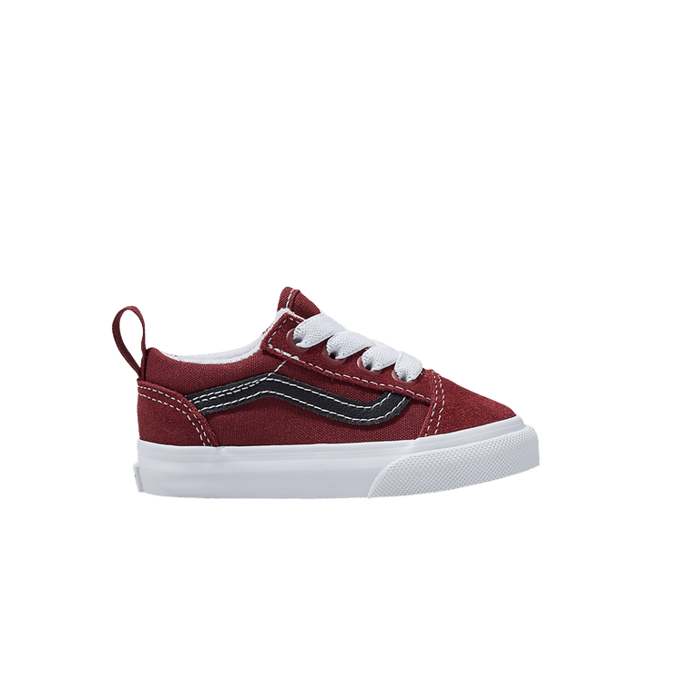 Vans Old Skool Elastic Lace Toddler 'Fat Lace - Madder Brown' — Madder Brown