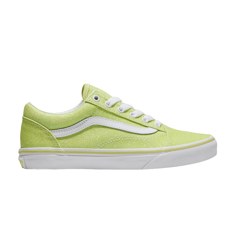 Vans Old Skool Kids 'Glitter - Lime Sherbet' — Lime Sherbert