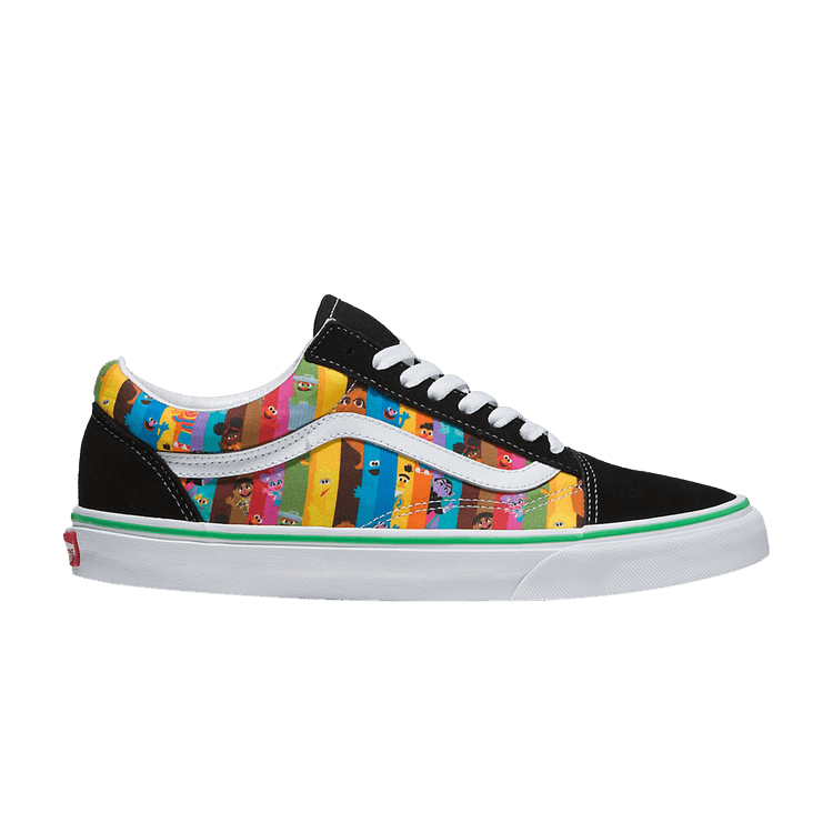 Sesame Street x Vans Old Skool 'Rainbow Stripes' — Multi-Color