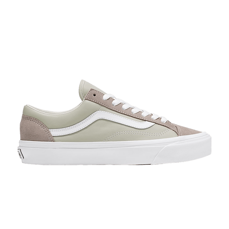 Vans Old Skool Premium Leather 'Atmosphere Grey Beige' — Atmosphere Grey/Beige