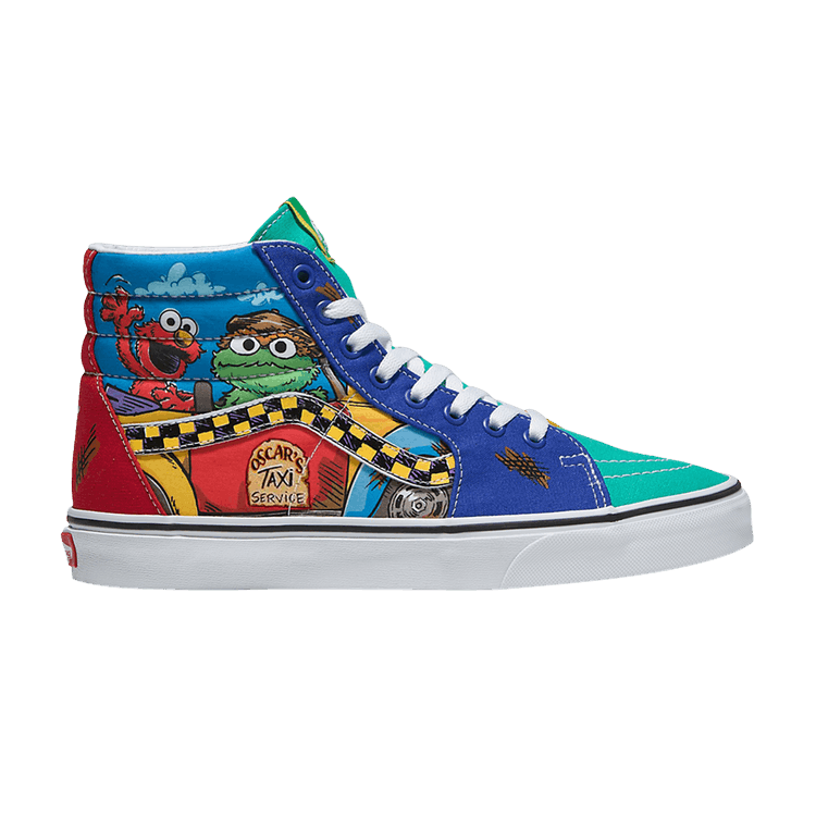 Sesame Street x Vans Sk8-Hi 'Oscar's Taxi Service' — Multi-Color