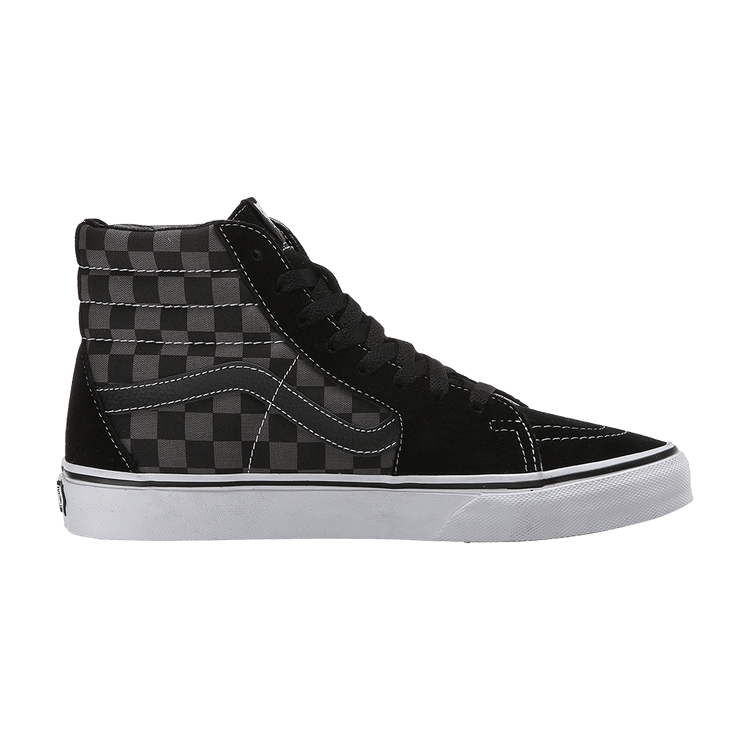 Vans Sk8 Hi 'Pewter Cherkboard' — Black/Pewter Checkerboard