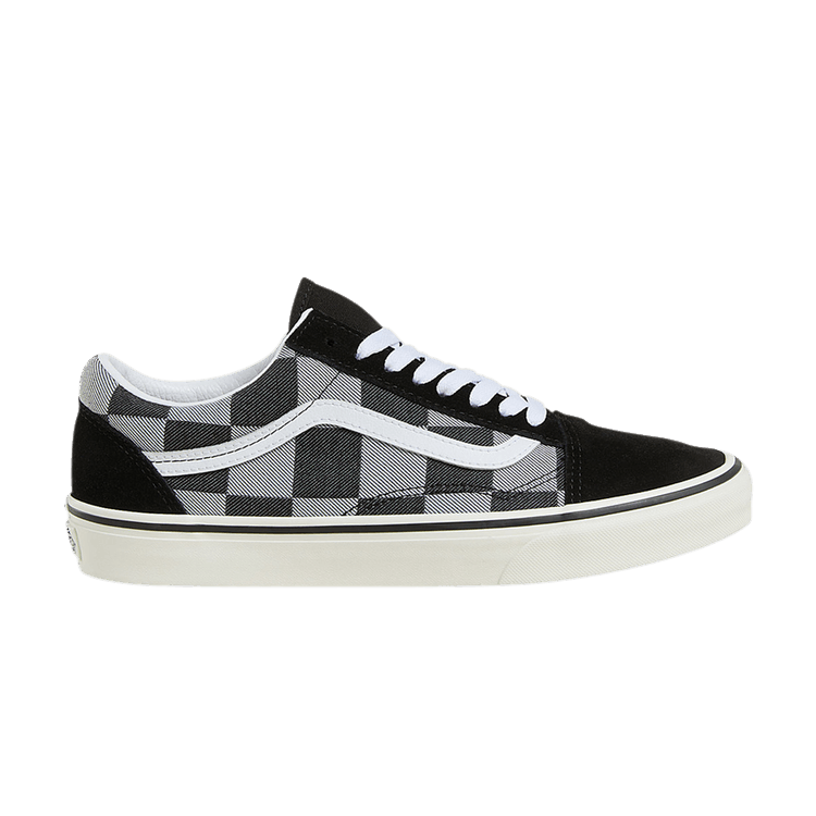 Vans Old Skool 'Black Large Checkerboard' — Black