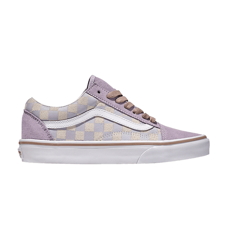 Vans Old Skool 'Checkerboard - Evening Haze Lavender' — Evening Haze Lavender/Grey