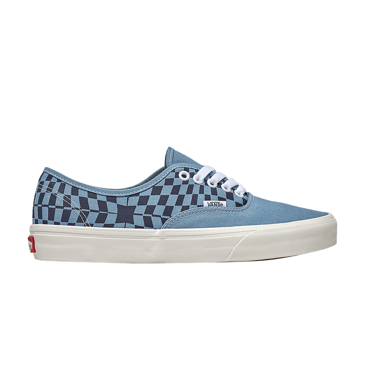 Vans Authentic 'Color Theory - Warp Check Blue' — Warp Check Blue