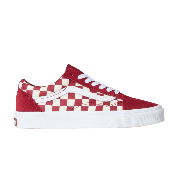 Vans Old Skool 'Checkerboard - Red' — Checkerboard Red