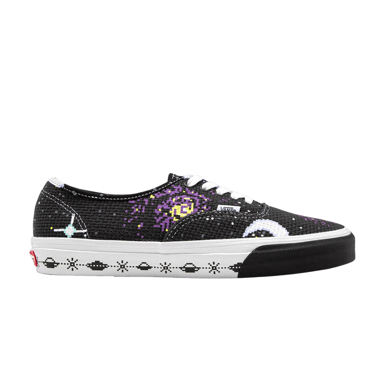 CLOTTEE x Vans Authentic 'Pixelated Universe - Black' — Black/True White