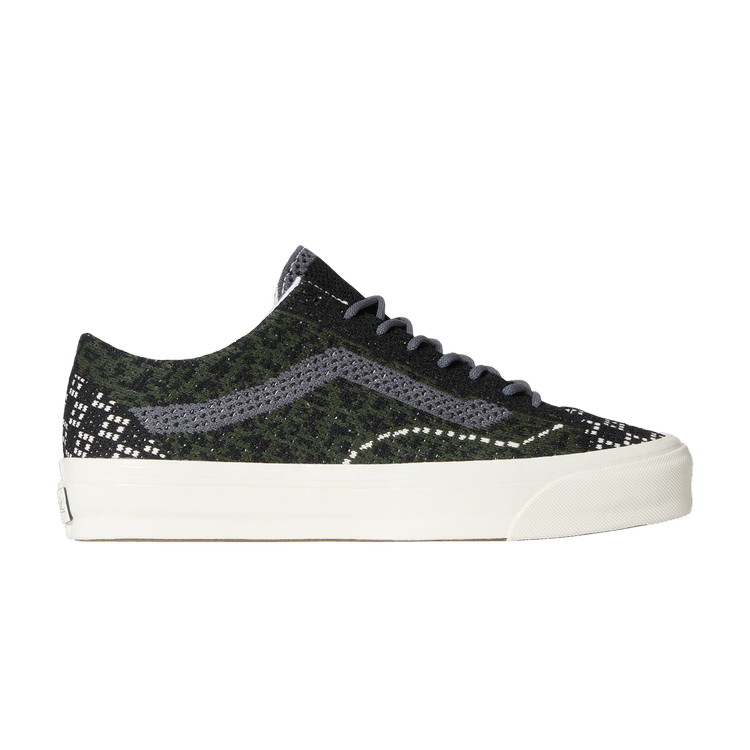 Vans Premium Old Skool 'Knit Pack - Cheetah Dried Kelp Green' — Cheetah Dried Kelp Green/Black