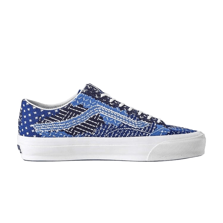 FDMTL x Vans Old Skool 36 Engineered Knit 'Sashiko Pack' — Indigo Blue