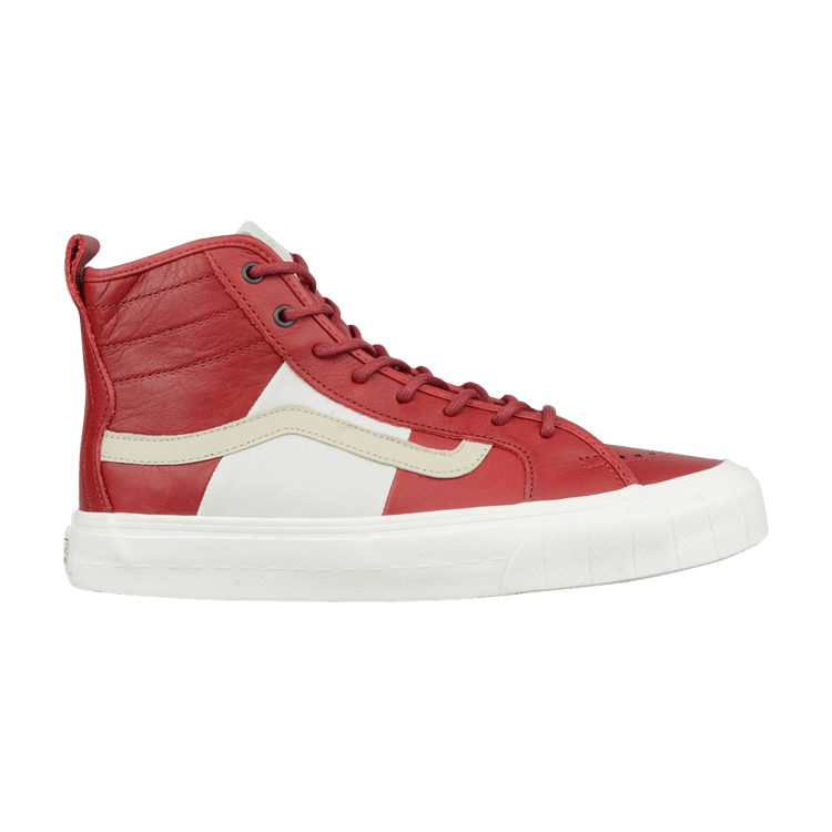 Taka Hayashi x Vans Court Hi LX 'Red Dahlia' — Red Dahlia/White