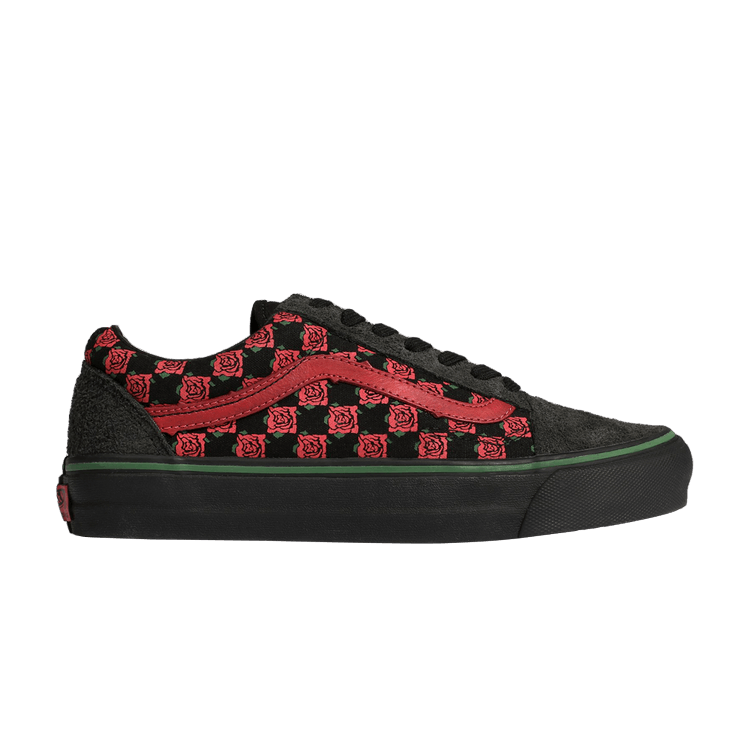 Bodega x Vans Old Skool LX 'Sub Rosa' — Black/Garnet Red