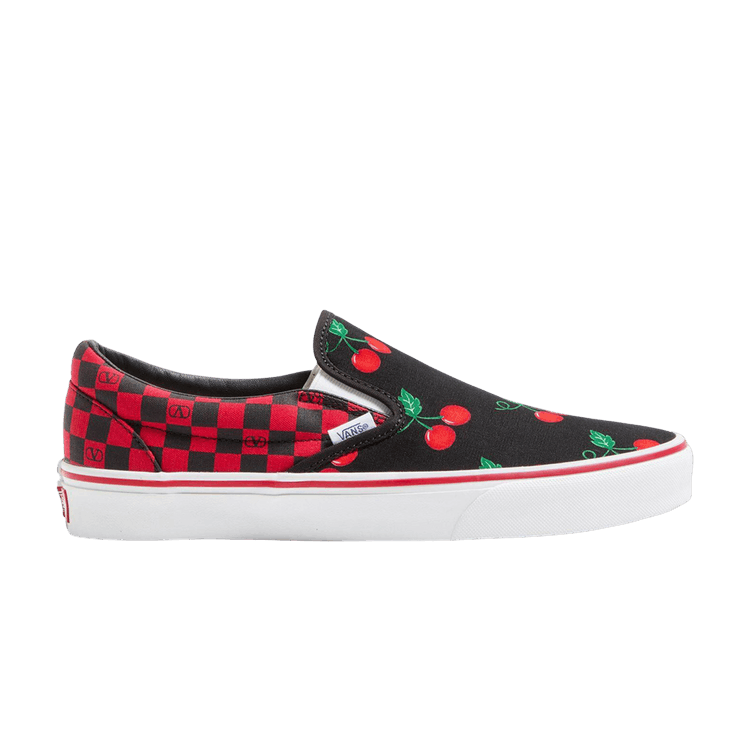 Valentino Garavani x Vans Classic Slip-On 'Checkerboard Cherry Red' — Red