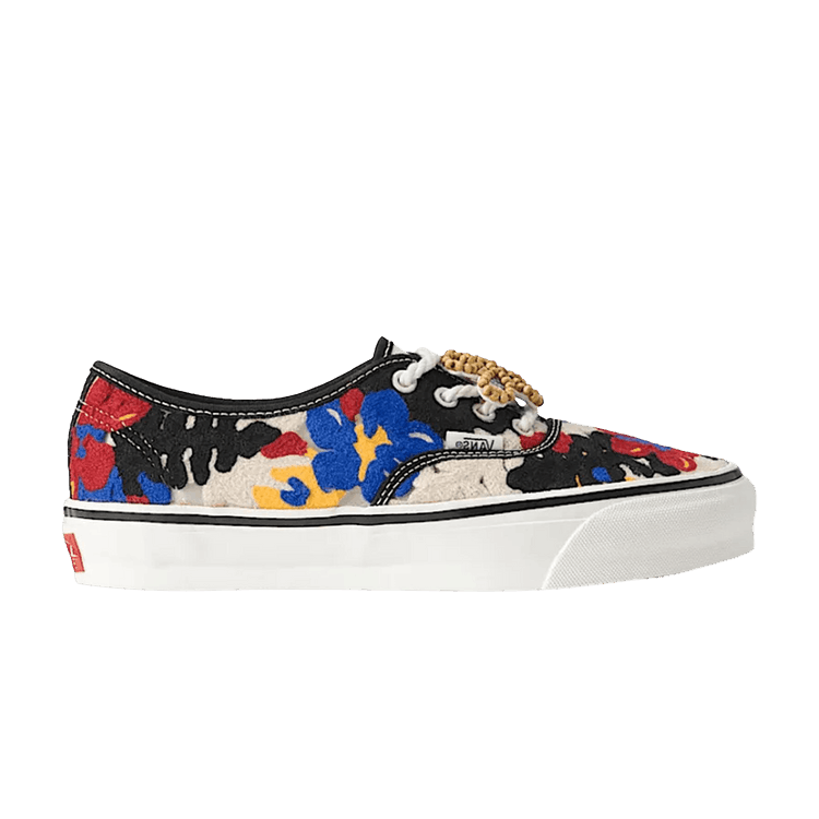 Vans Premium Authentic Needlework 'White Red Blue' — White/Red/Blue