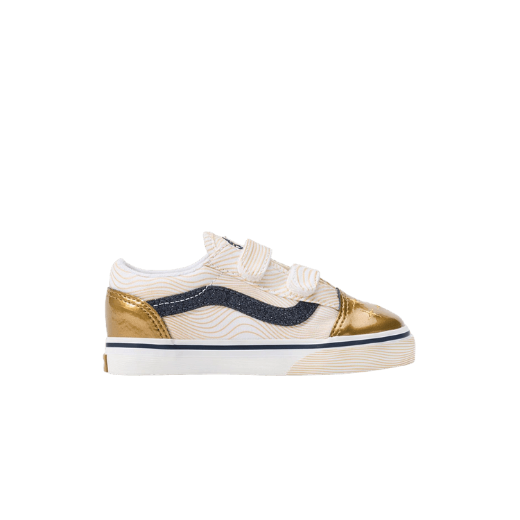 KPop Demon Hunters x Vans Toddler Old Skool V 'Golden' — Golden