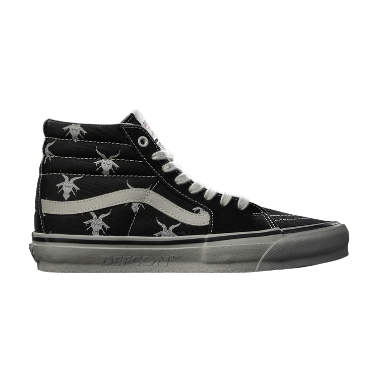 Defcon x Vans Sk8-Hi 38 'Black White' — Black/White
